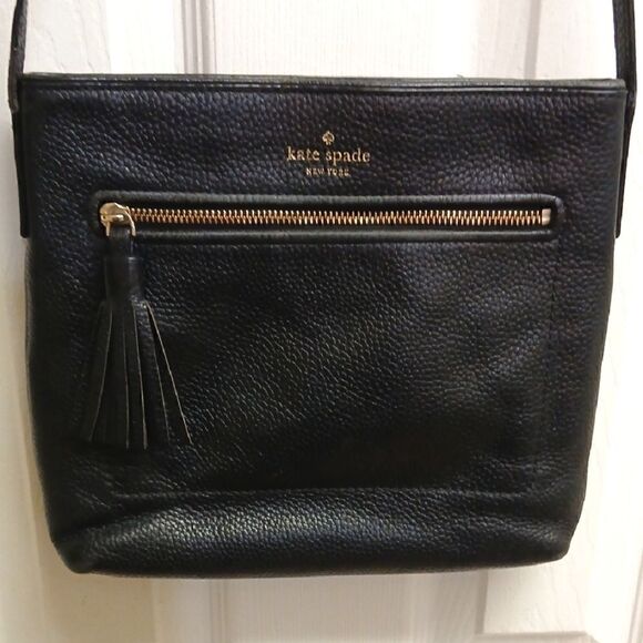 Kate Spade Chester Street Dessi Black Leather Crossbody Bag